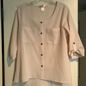 Francesca's shear blouse